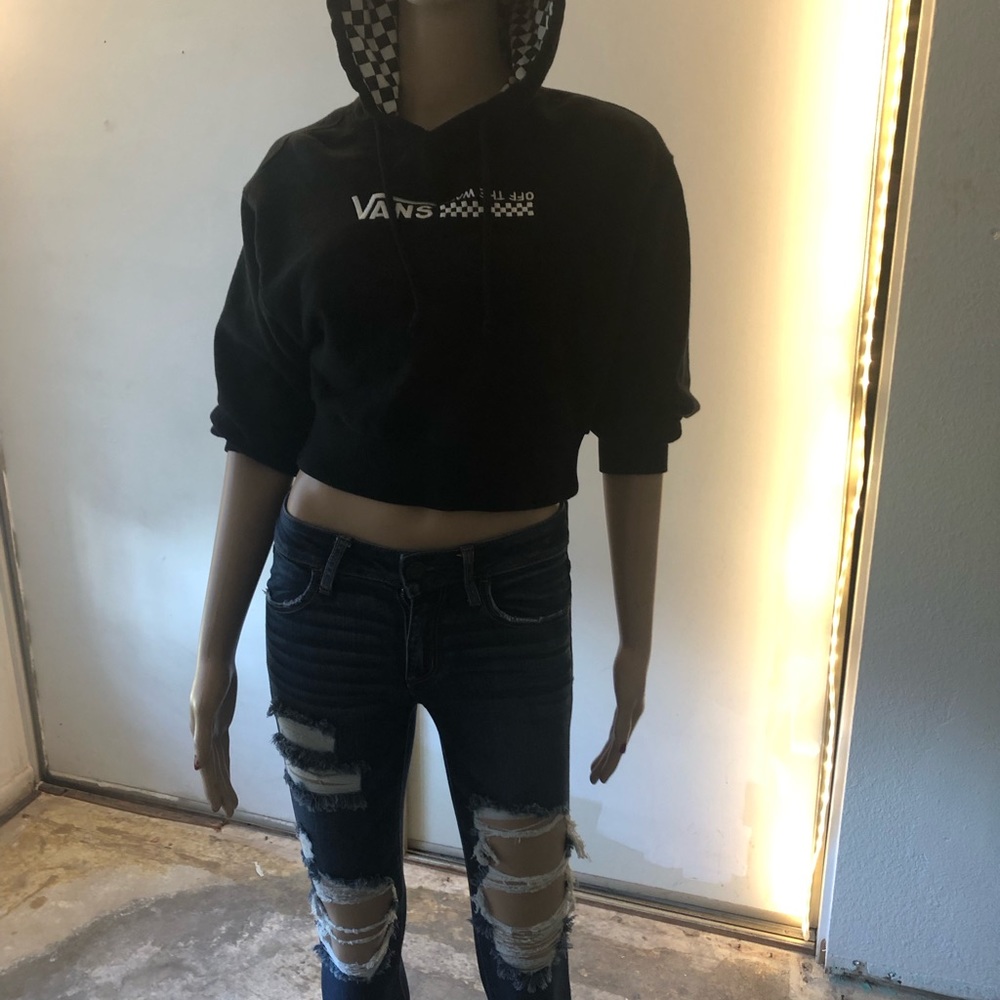 Vans hoodie & American Eagle jeans